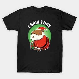 I saw that Capybara Christmas T-Shirt